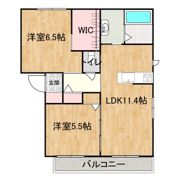 ヴィラージュの間取り画像