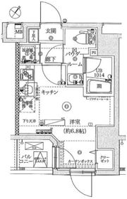 レーヴ横浜蒔田フェルクルールの間取り画像