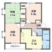 オークスAの間取り画像