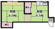 松月荘の間取り画像