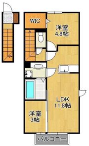 D-room泉台 A棟の間取り画像