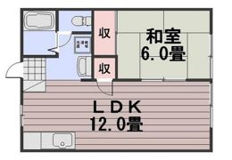 山陽コーポ豊成の間取り画像