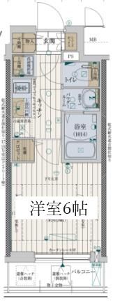 レジュールアッシュ神戸ハーバーランドの間取り画像