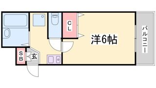ハイム将軍通の間取り画像