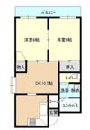 BAUHAUS舟入中町2の間取り画像