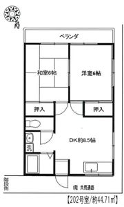 コーポ藤宮の間取り画像