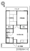 コーポ藤宮の間取り画像