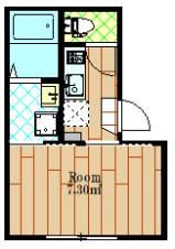 ルナシャトー平井の間取り画像