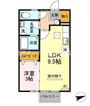 リビングタウン伏石 B棟の間取り画像