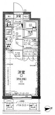 パレステュディオVIDA文京南の間取り画像