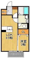グレイストレビナ赤坂の間取り画像