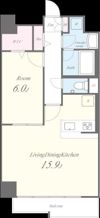 N residence SUMIYOSHIの間取り画像