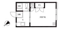 アサヒハイツの間取り画像