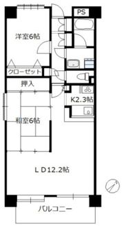 ダイアパレス五日市中央の間取り画像