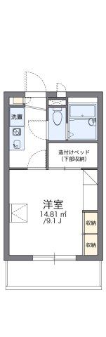 レオパレスプレシオ21Bの間取り画像