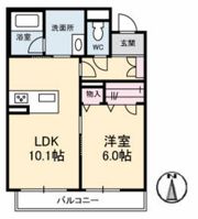 ブリリアントコートの間取り画像