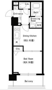 パークキューブ上野の間取り画像