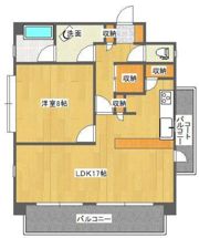 レジデンス伊月の間取り画像