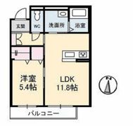 ラ・パルテール旭川 九番館の間取り画像