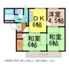 ベルメゾン松本B棟の間取り画像