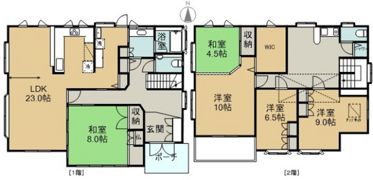 力山邸（13-11）の間取り画像