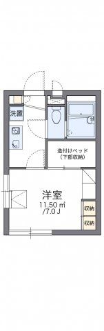 レオパレス鶴見東台の間取り画像