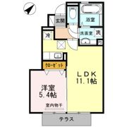 セジュール池亀町 B棟の間取り画像