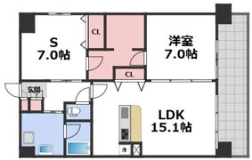 クレリア新深江の間取り画像