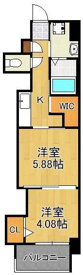 ウイングス門司駅前の間取り画像