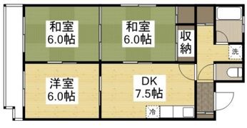 成広京町マンションの間取り画像