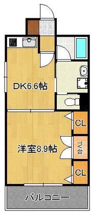 コスモス小倉駅前IIの間取り画像