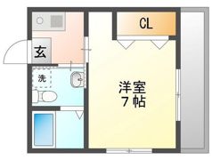 レジデンス伊島B棟の間取り画像