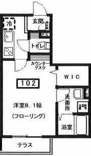 アリビオ桜新町の間取り画像