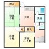 福山貸家の間取り画像