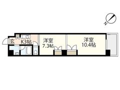 ル・クール上幟町の間取り画像