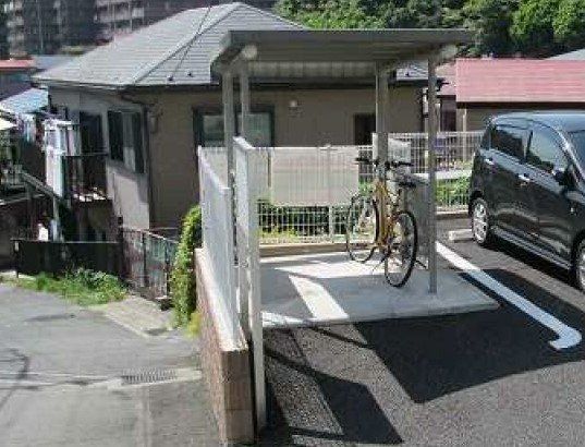 駐輪場まで0m