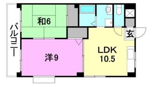 カサブランカ砥部の間取り画像