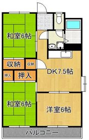 深田第一ビルの間取り画像