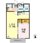 プリム ローズ Bの間取り画像