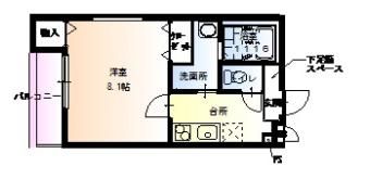 フジパレス豊里Ⅱ番館の間取り画像