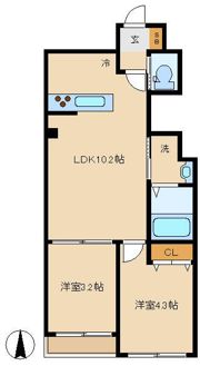 第75シンエイビルの間取り画像
