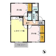 ベルサード Aの間取り画像