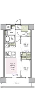アーバネックス中崎町Ⅱの間取り画像