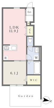 EARL’S COURT西垣生の間取り画像