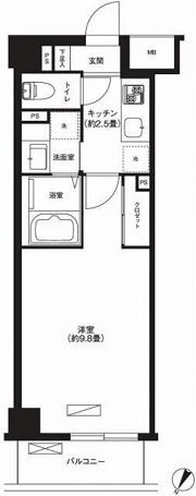 エスペランサ西大井の間取り画像