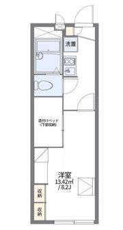 レオパレス倉安川の間取り画像