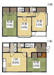大下戸建の間取り画像