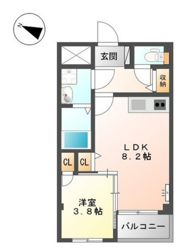 ヴィア・パーチェ・吉見園の間取り画像