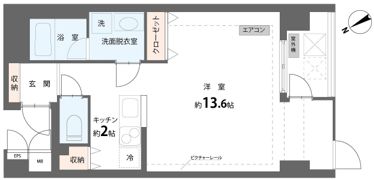 ユニテEの間取り画像