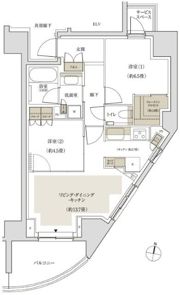 パークホームズ十条の間取り画像